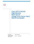 Cisco UCS C240 M3 Specifications