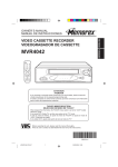 Memorex MVR4042 Owner`s manual