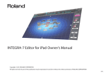 Roland INTEGRA-7 Editor Owner`s manual