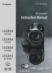 Canon LEGRIA HF R47 Instruction manual