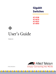 Allied Telesyn International Corp AT-8550SP User`s guide