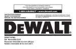 DeWalt DWMT70786L Instruction manual