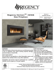 Regency Fireplace Products HZ42E-NG Installation manual