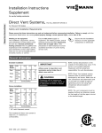 Viessmann FDVS-4 Technical information