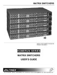 Altinex System Analog Interface VA6834FC User`s guide