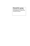 Advantech PCA-6154L User`s manual