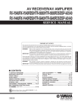 Yamaha RX-V440RDS Service manual