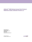 Extreme Networks Altitude 3500 Series Specifications