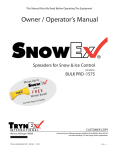 Simplicity Sno-Away 6137 & Up Operator`s manual