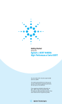 Agilent Technologies 6116A User guide