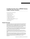 Cisco uBR900 Series Specifications