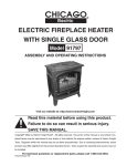 Chicago Electric 91797 Operating instructions