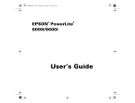 Epson PowerLite 8000i User`s guide