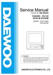 Daewoo VCR MECHANISM UNIT Service manual