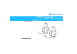 Sennheiser HMDC 322 Technical data