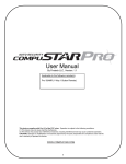 CompuSTAR Pro system User manual