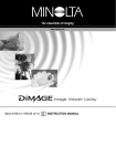 Minolta Dimage 5 Instruction manual