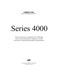 Adp Series 4000 Installation guide