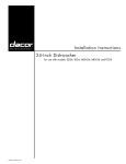 Dacor MDH24 Specifications