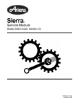 Ariens 936022 (Sierra 1340G) Service manual