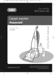 Vax V-106AA User guide