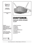 Craftsman 139.53963SRT Owner`s manual