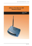 Aztech ADSL2+ Ethernet Router User guide