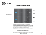 Crown 180A Instruction manual