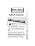 Rail King R-17 Subway Set Operating instructions