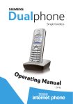 Siemens Dualphone DP45 Operating instructions