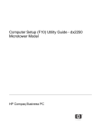 HP Compaq dx2250 System information