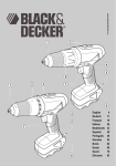 Black & Decker 2VPX VPX1212 Instruction manual