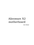 Alienware MJ-12 X2 User`s manual