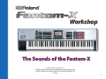 Roland Fantom-X8 Owner`s manual