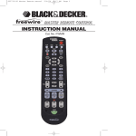 Black & Decker freewire Instruction manual