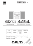 Aiwa XR-DV526 Service manual