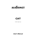 Audionet Cat User`s manual