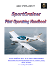 czech sport aircraft PS-28 SportCruiser Operating instructions