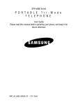 Samsung SPH-a860 Series User guide