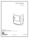 Alliance Laundry Systems 513123 User`s guide