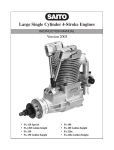 Saito FA-220a Golden Knight Instruction manual