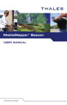Magellan MobileMapper Beacon User manual