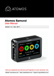 Atomos S2H User manual