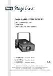 Monacor LSX-142SRGY StageLine Instruction manual