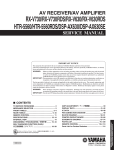 Yamaha HTR-5560 Service manual