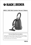 VM610 1600 Watt Canister Vacuum Cleaner