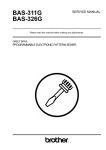 Brother BAS-326A Service manual