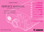 Canon D78-5152 Service manual