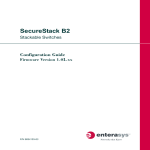 Enterasys Enterasys SecureStack B2 B2G124-24 Specifications