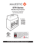 Majestic fireplaces STR42 Installation manual